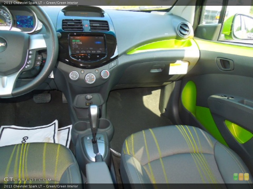 Green/Green Interior Dashboard for the 2013 Chevrolet Spark LT #71331630