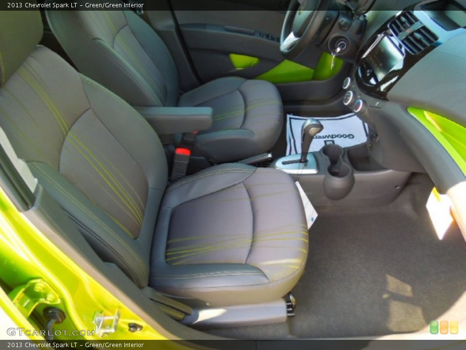 Green/Green Interior Photo for the 2013 Chevrolet Spark LT #71331648