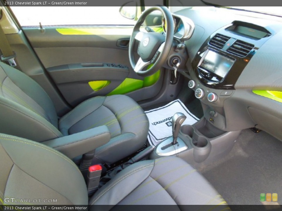 Green/Green Interior Photo for the 2013 Chevrolet Spark LT #71331657