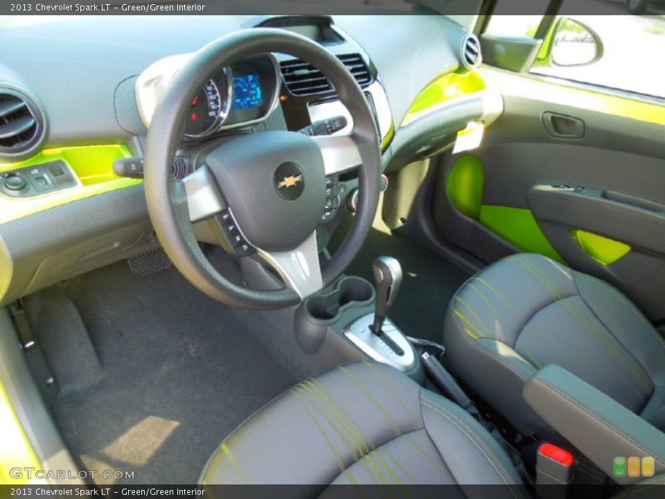 Green/Green Interior Prime Interior for the 2013 Chevrolet Spark LT #71331681