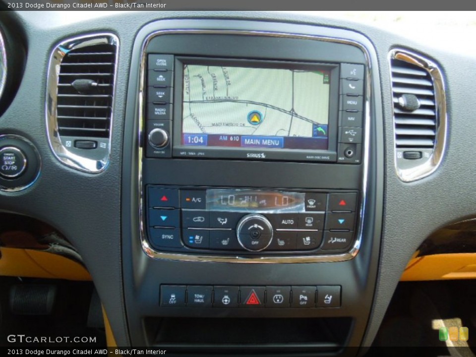 Black/Tan Interior Controls for the 2013 Dodge Durango Citadel AWD #71332518