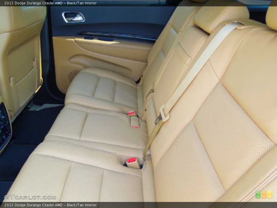 Black/Tan Interior Rear Seat for the 2013 Dodge Durango Citadel AWD #71332548