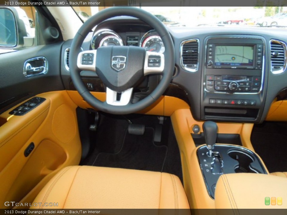 Black/Tan Interior Dashboard for the 2013 Dodge Durango Citadel AWD #71332563