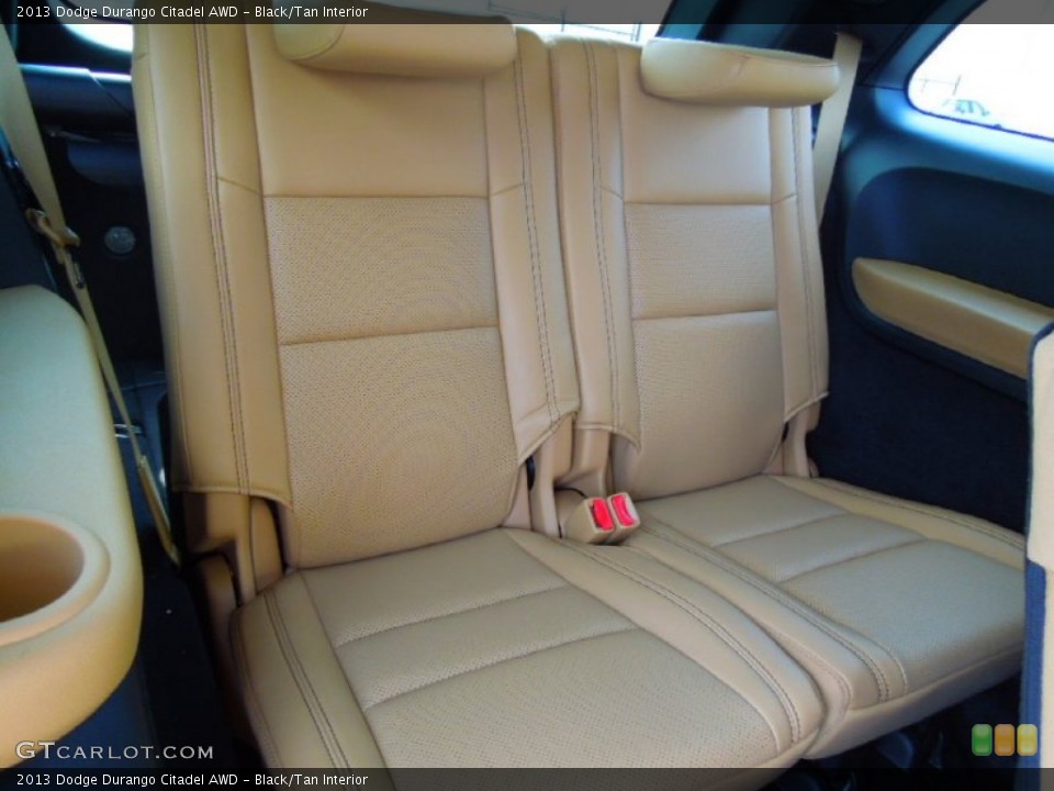 Black/Tan Interior Rear Seat for the 2013 Dodge Durango Citadel AWD #71332584