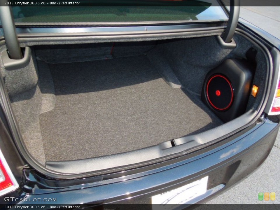 Black/Red Interior Trunk for the 2013 Chrysler 300 S V6 #71332890