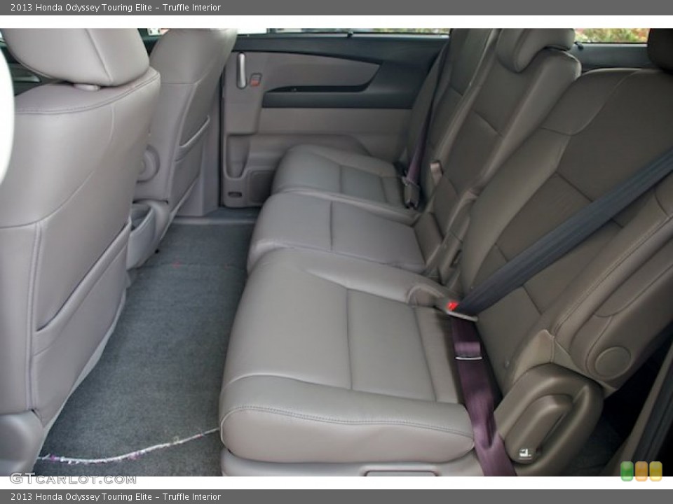 Truffle Interior Rear Seat for the 2013 Honda Odyssey Touring Elite #71333967