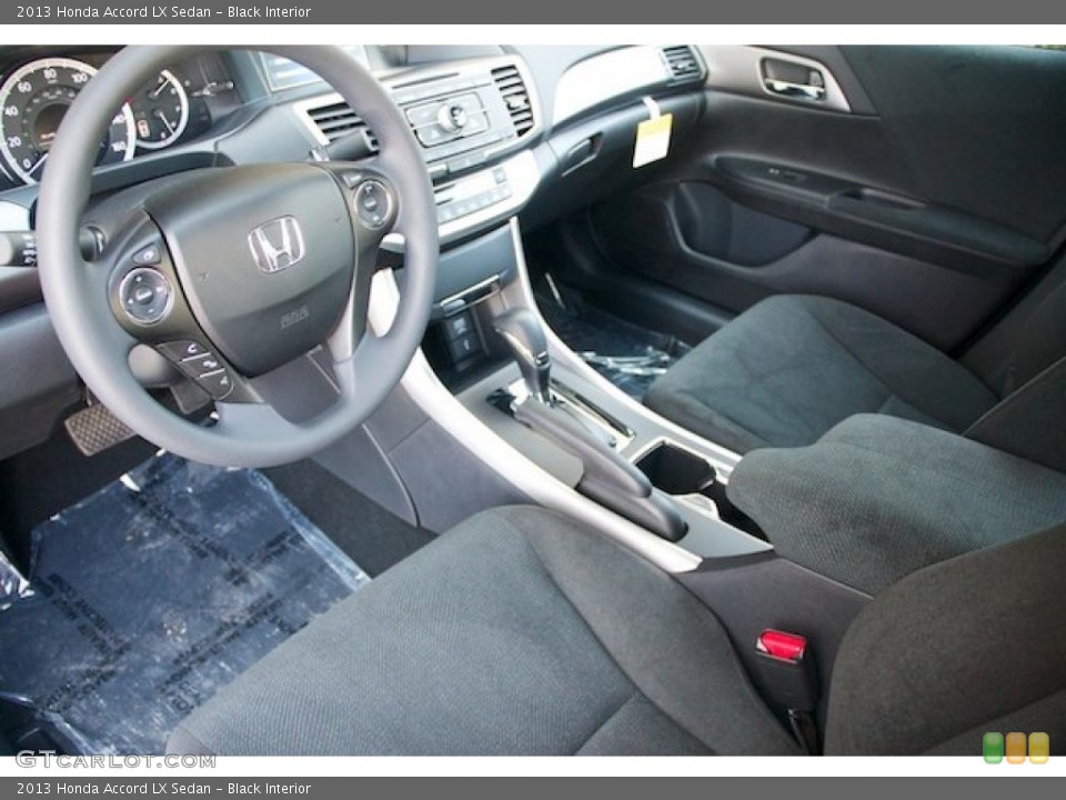 Black Interior Prime Interior for the 2013 Honda Accord LX Sedan #71334201