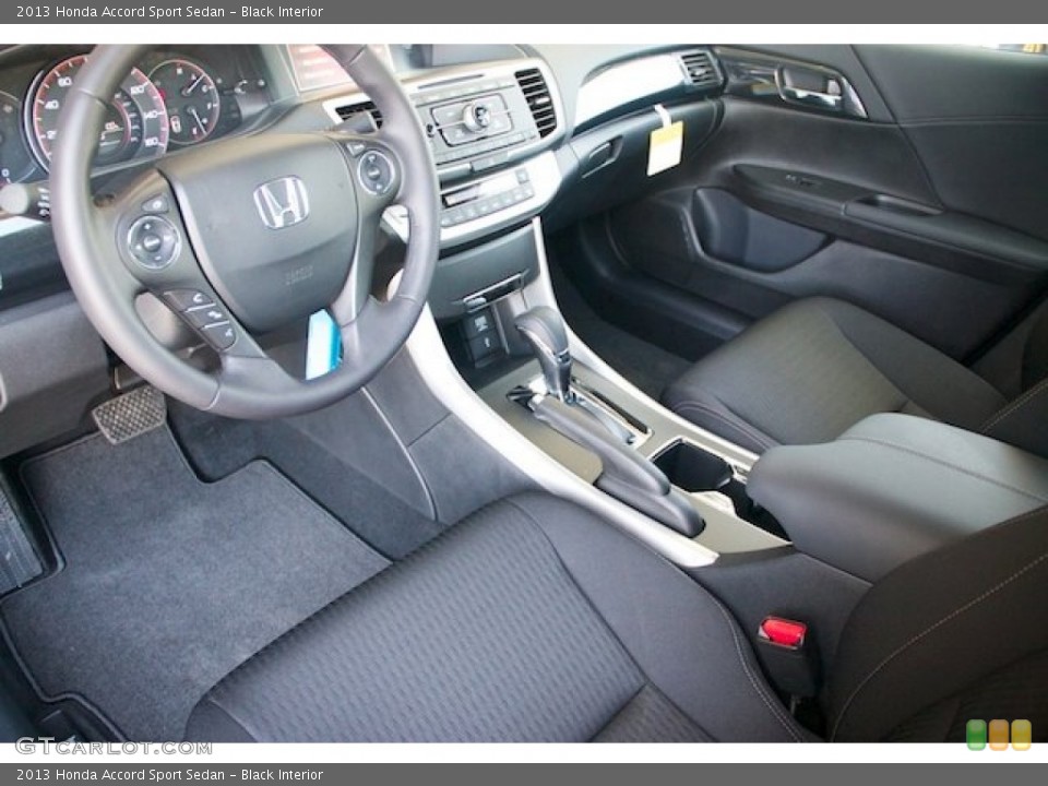 Black Interior Prime Interior for the 2013 Honda Accord Sport Sedan #71334309