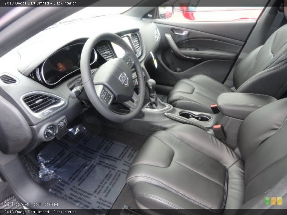 Black Interior Prime Interior for the 2013 Dodge Dart Limited #71334441