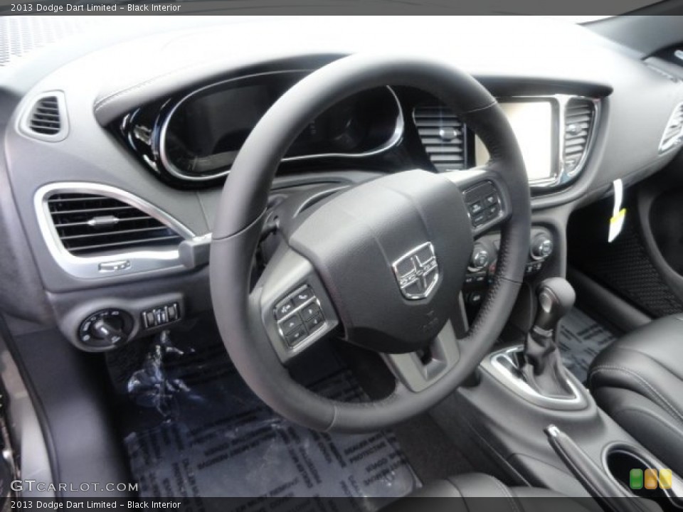 Black Interior Steering Wheel for the 2013 Dodge Dart Limited #71334471
