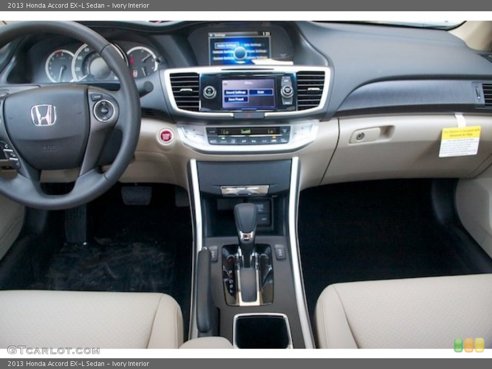 Ivory Interior Dashboard for the 2013 Honda Accord EX-L Sedan #71334672