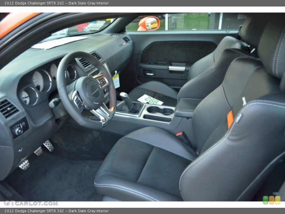 Dark Slate Gray Interior Photo for the 2012 Dodge Challenger SRT8 392 #71335957