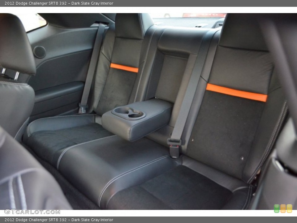 Dark Slate Gray Interior Rear Seat for the 2012 Dodge Challenger SRT8 392 #71335963