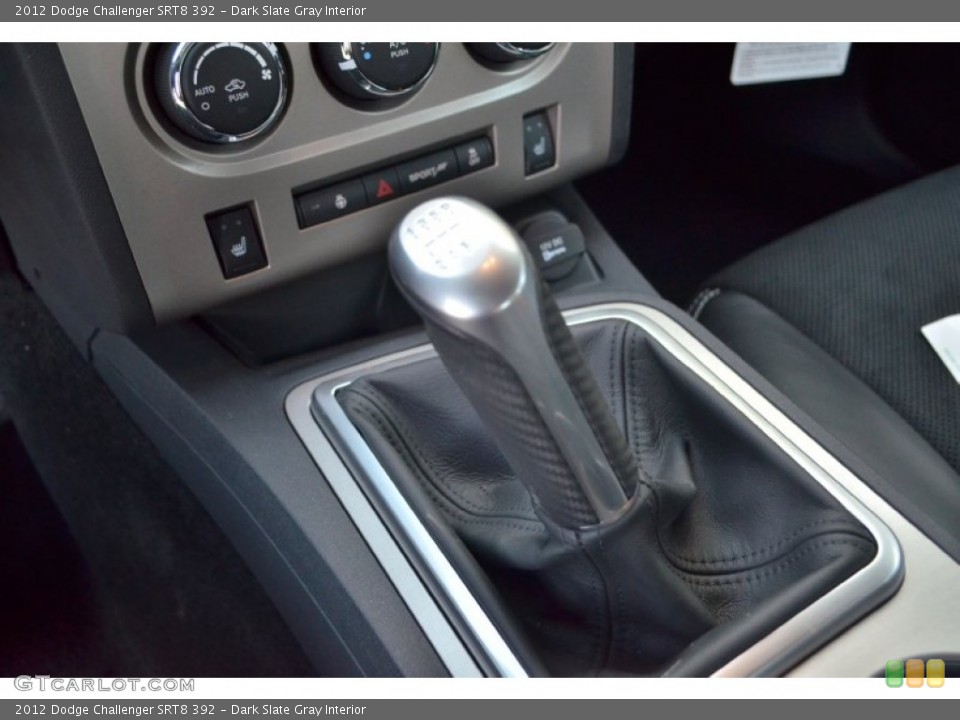 Dark Slate Gray Interior Transmission for the 2012 Dodge Challenger SRT8 392 #71335969