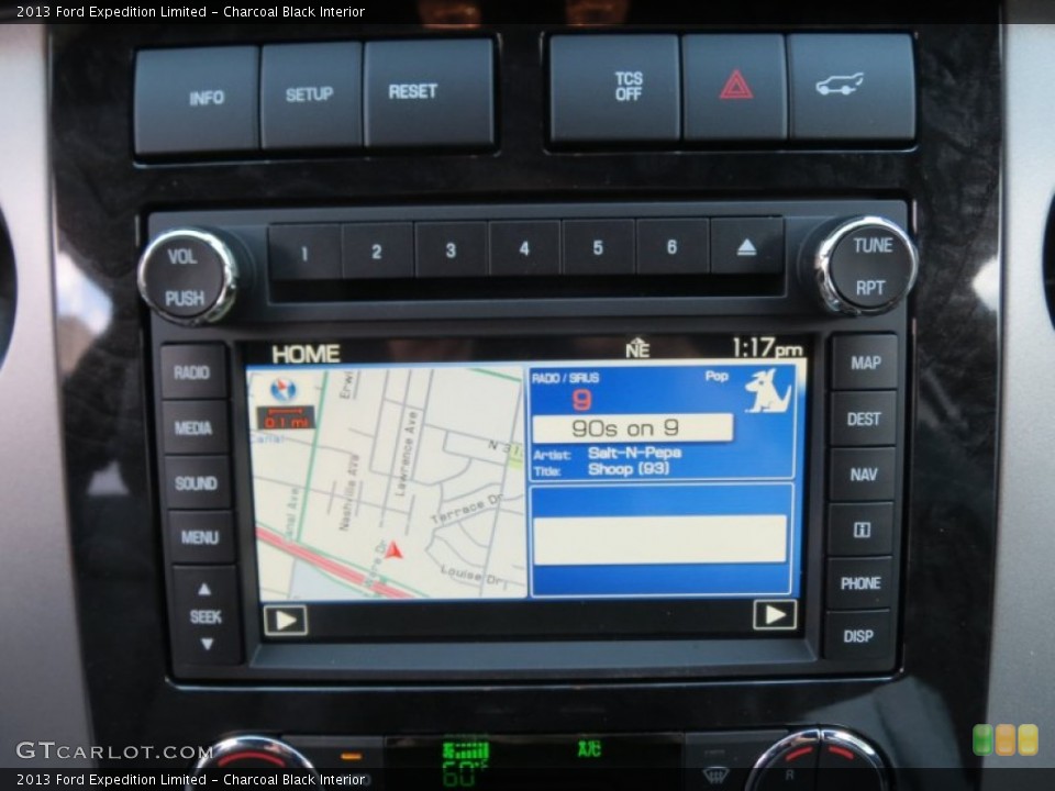 Charcoal Black Interior Navigation for the 2013 Ford Expedition Limited #71338934