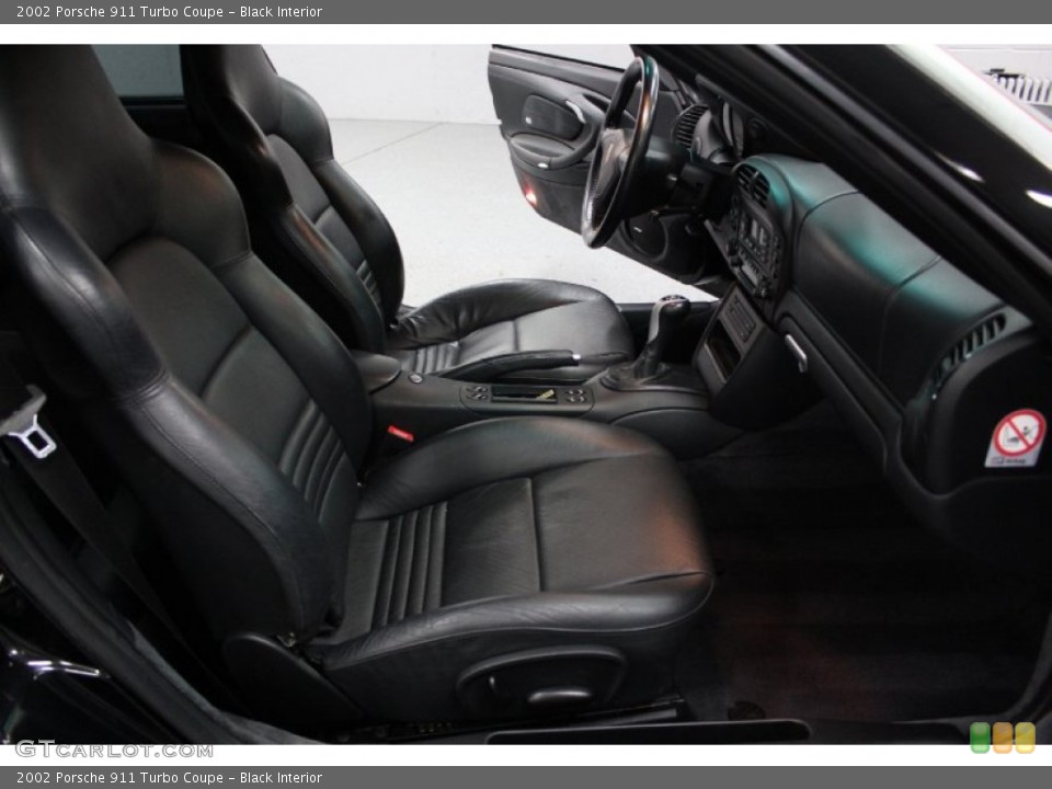 Black Interior Photo for the 2002 Porsche 911 Turbo Coupe #71339114