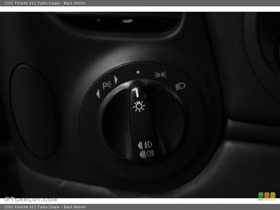 Black Interior Controls for the 2002 Porsche 911 Turbo Coupe #71339246