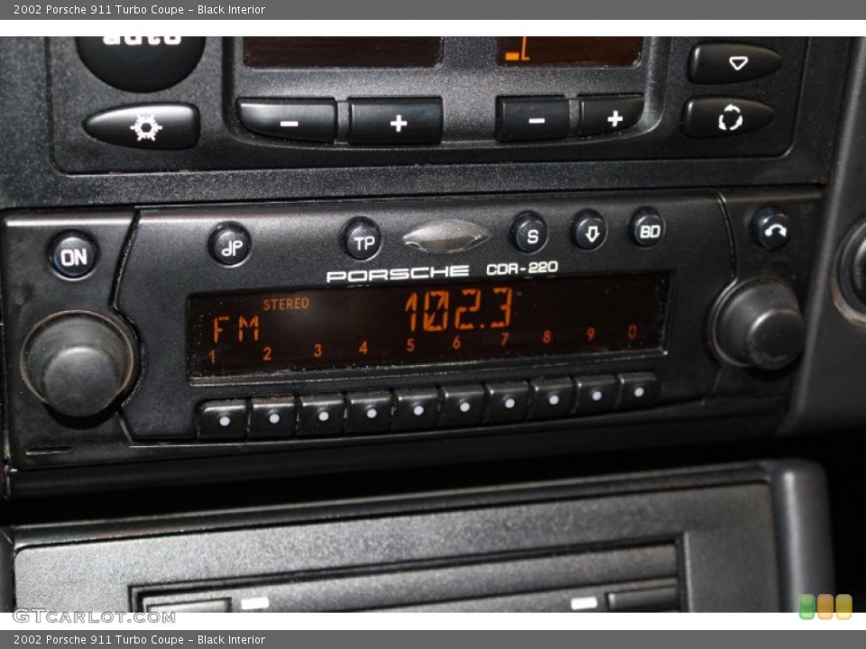 Black Interior Audio System for the 2002 Porsche 911 Turbo Coupe #71339310