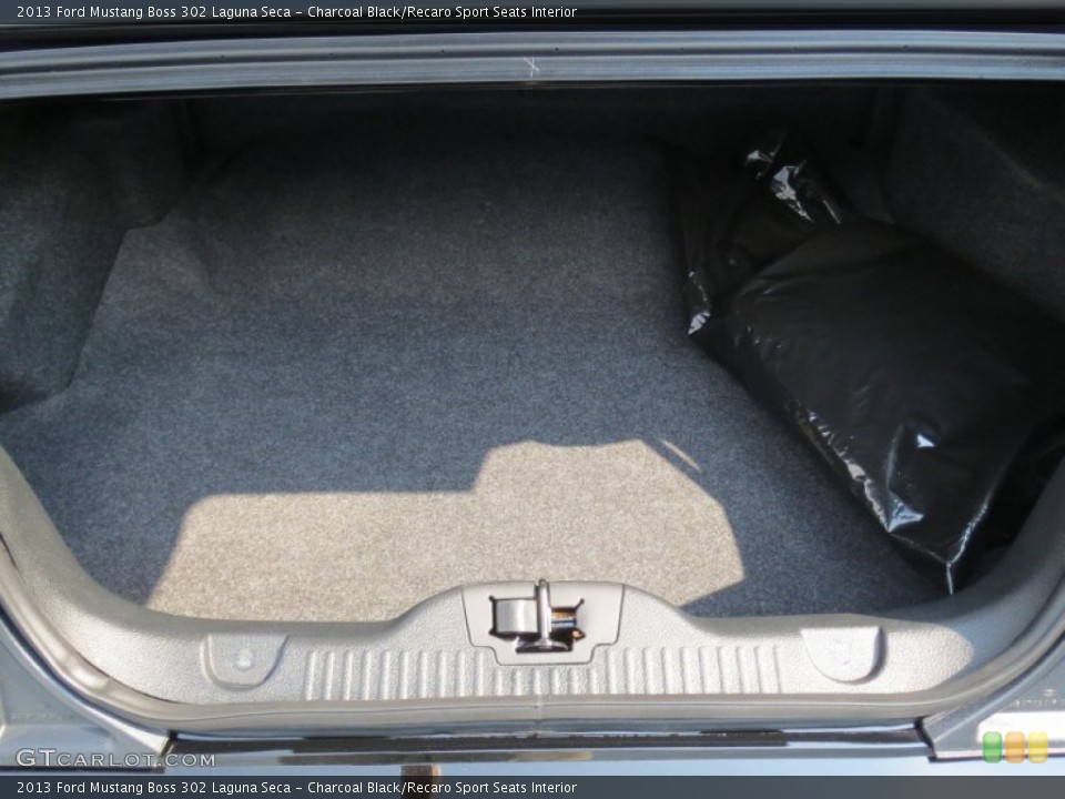 Charcoal Black/Recaro Sport Seats Interior Trunk for the 2013 Ford Mustang Boss 302 Laguna Seca #71339540