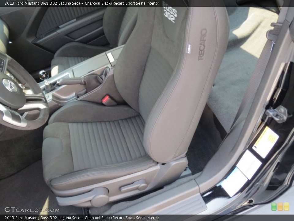 Charcoal Black/Recaro Sport Seats Interior Front Seat for the 2013 Ford Mustang Boss 302 Laguna Seca #71339560