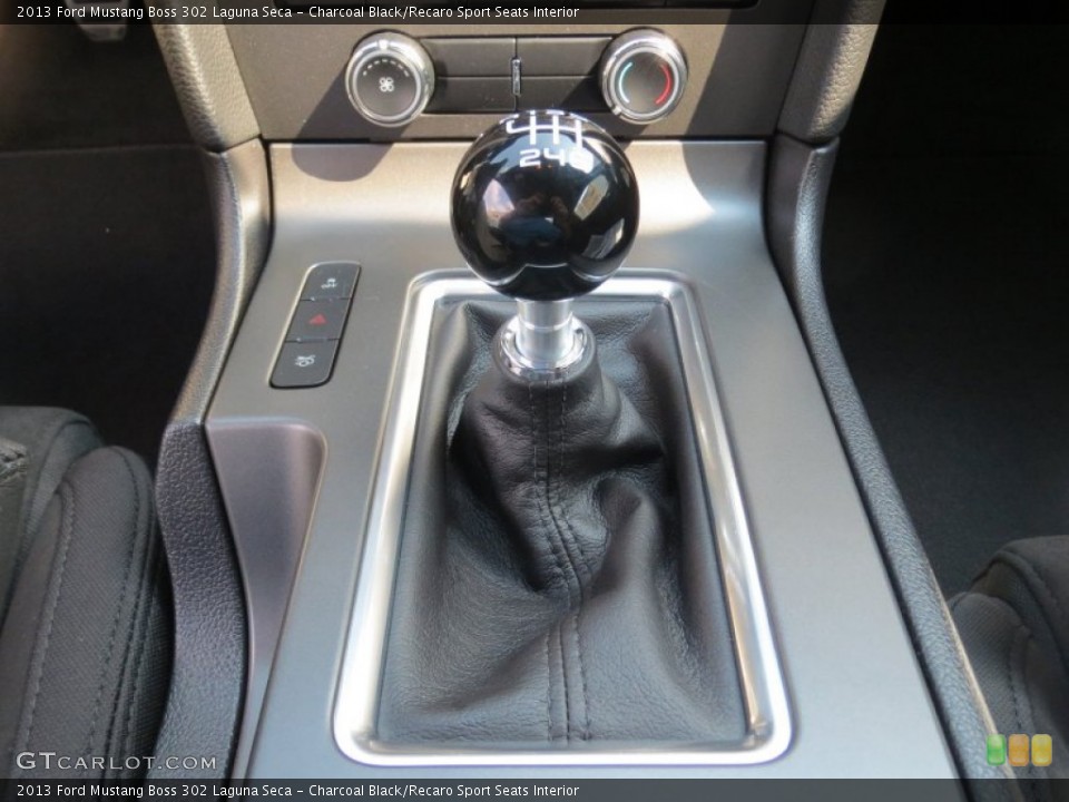 Charcoal Black/Recaro Sport Seats Interior Transmission for the 2013 Ford Mustang Boss 302 Laguna Seca #71339605