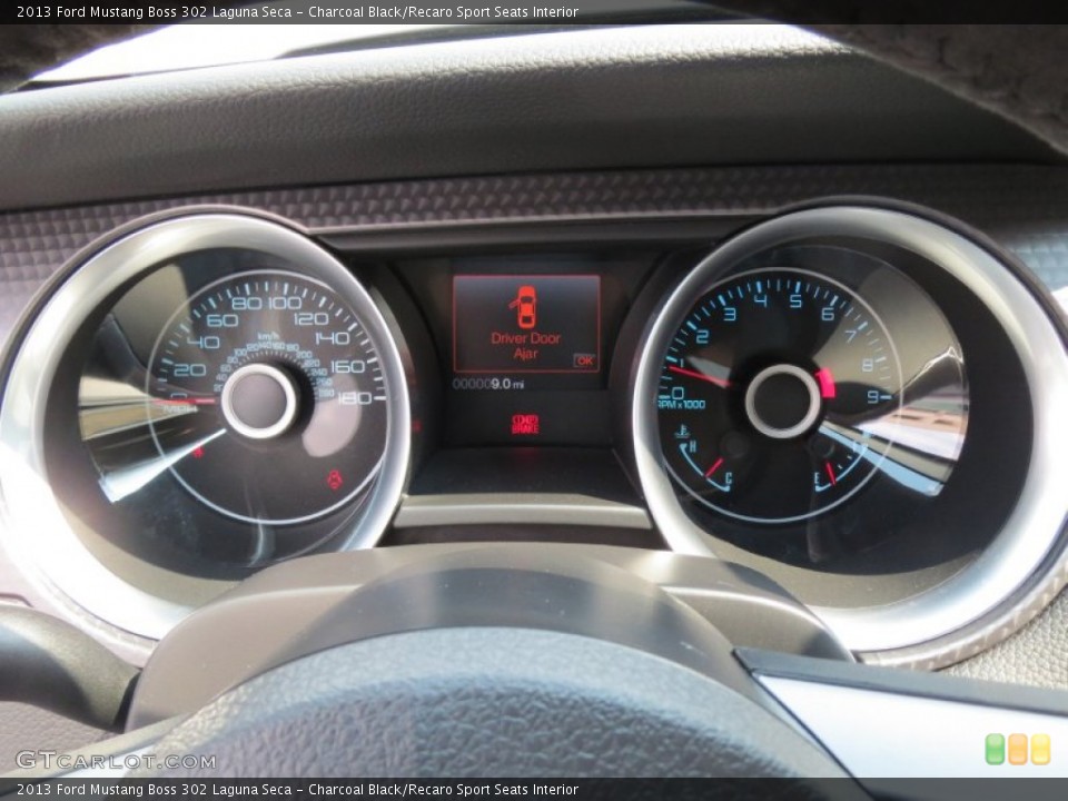 Charcoal Black/Recaro Sport Seats Interior Gauges for the 2013 Ford Mustang Boss 302 Laguna Seca #71339624