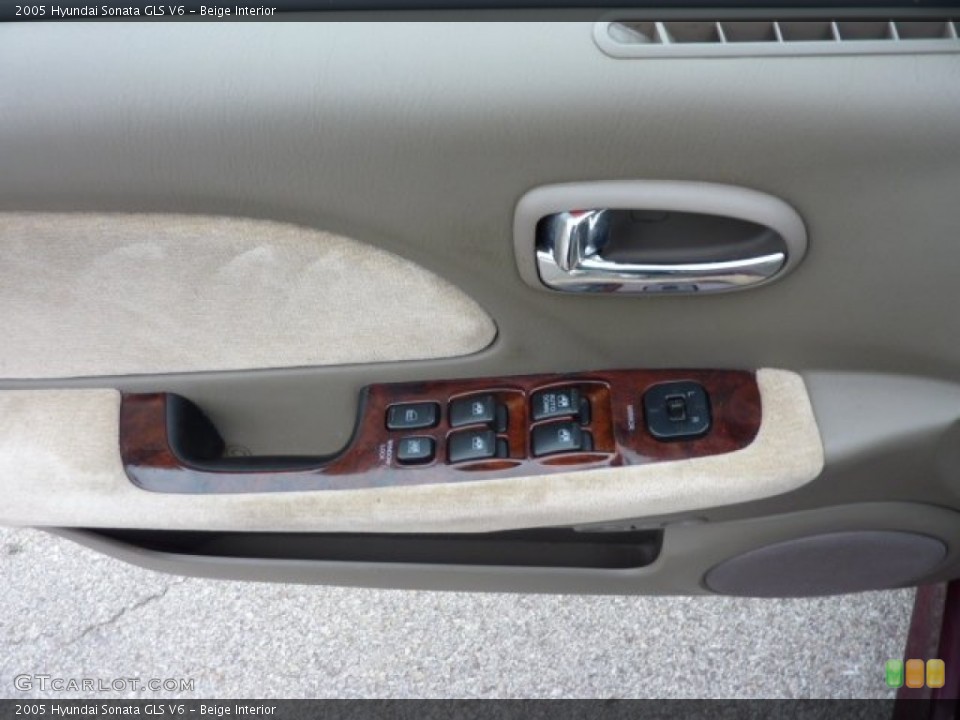 Beige Interior Door Panel for the 2005 Hyundai Sonata GLS V6 #71340410