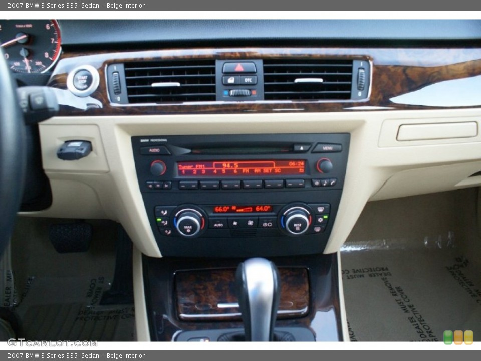 Beige Interior Controls for the 2007 BMW 3 Series 335i Sedan #71342837