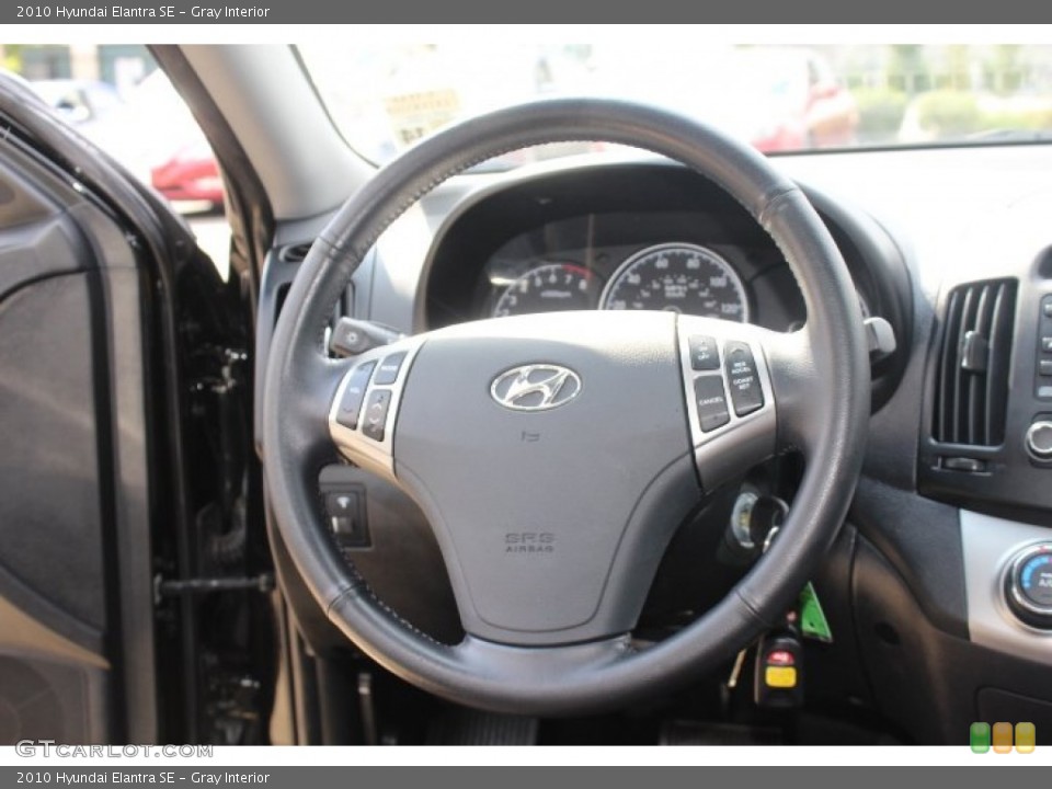 Gray Interior Steering Wheel for the 2010 Hyundai Elantra SE #71343731