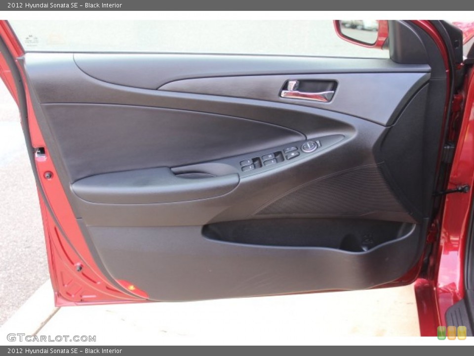 Black Interior Door Panel for the 2012 Hyundai Sonata SE #71344241