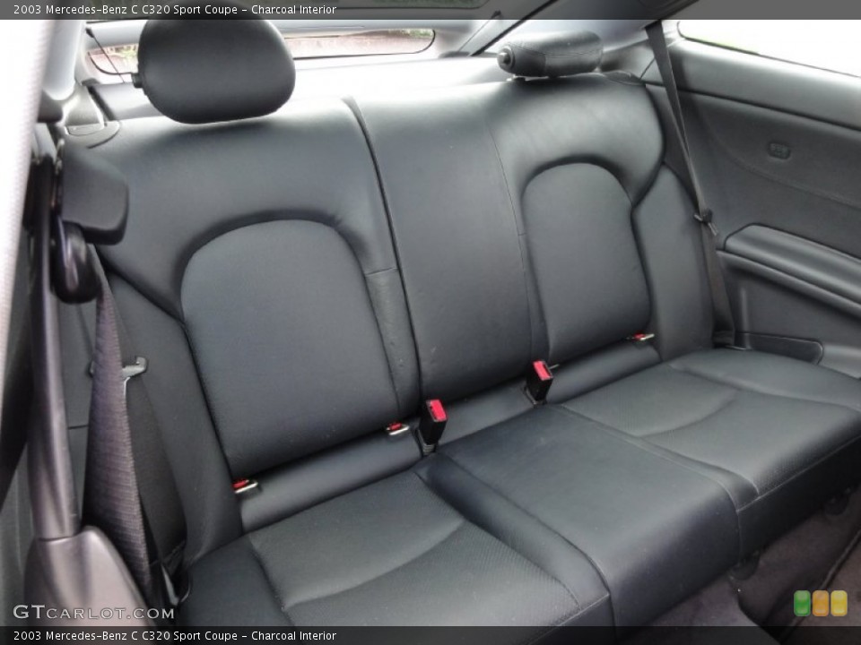 Charcoal Interior Rear Seat for the 2003 Mercedes-Benz C C320 Sport Coupe #71346203