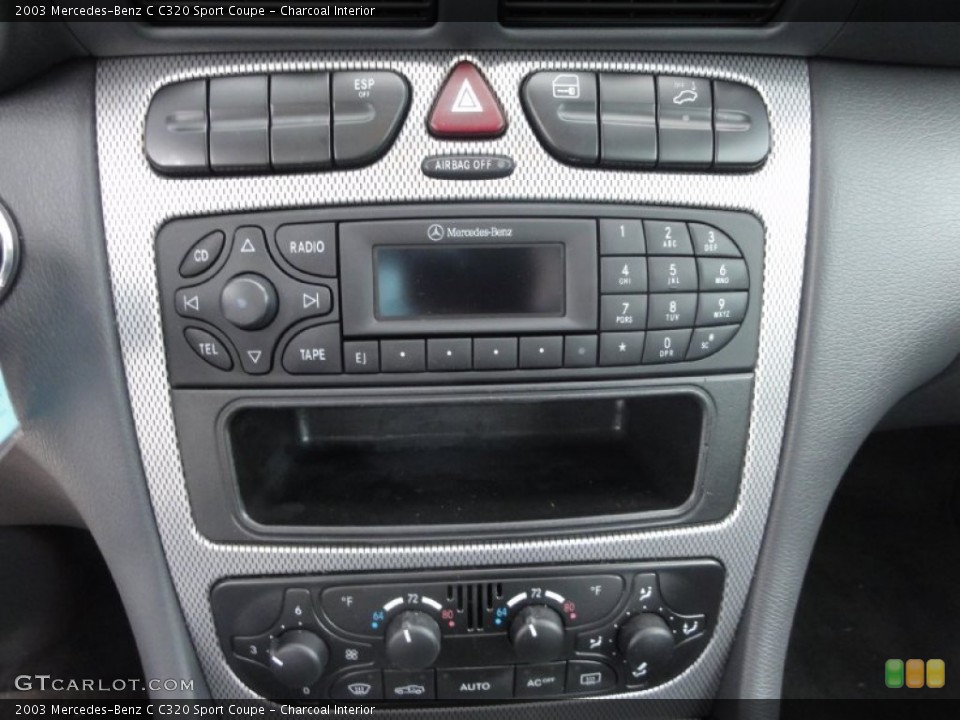 Charcoal Interior Controls for the 2003 Mercedes-Benz C C320 Sport Coupe #71346248