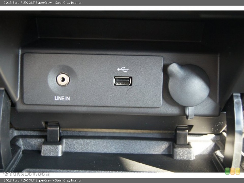Steel Gray Interior Controls for the 2013 Ford F150 XLT SuperCrew #71350178