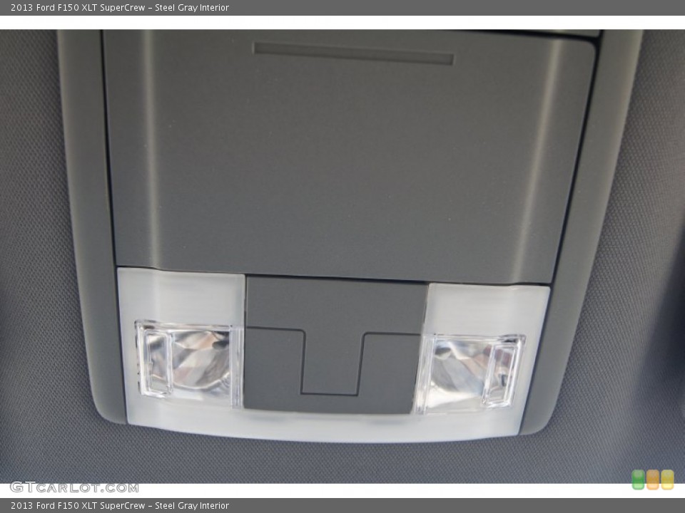 Steel Gray Interior Controls for the 2013 Ford F150 XLT SuperCrew #71350205