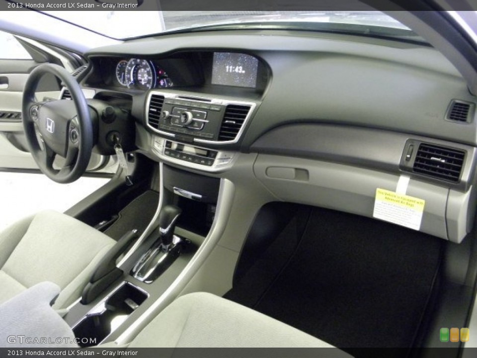 Gray Interior Dashboard for the 2013 Honda Accord LX Sedan #71350412