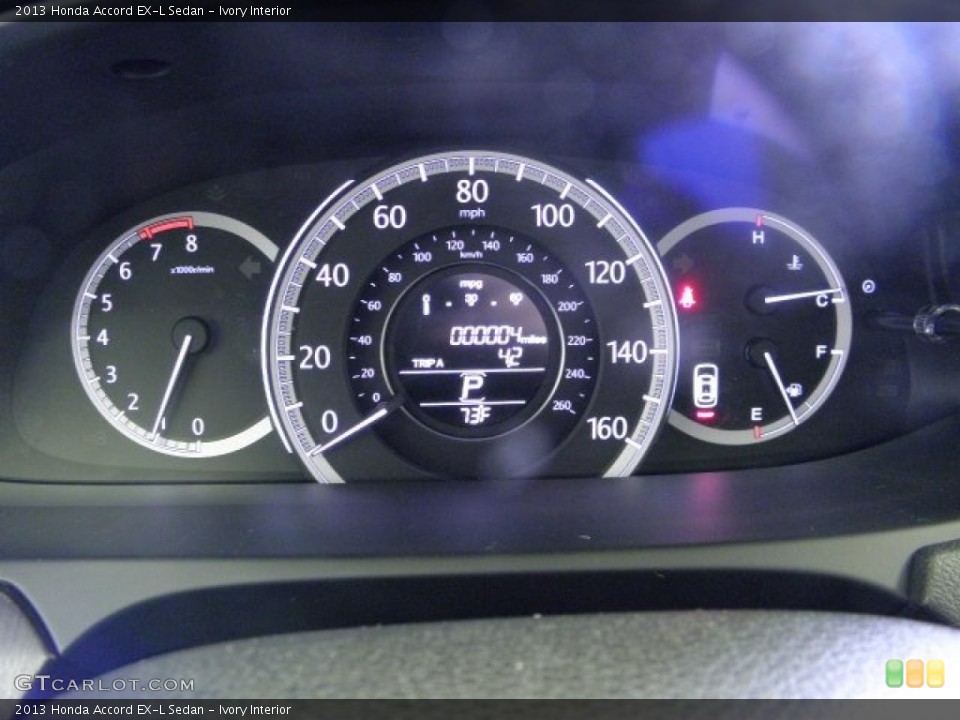 Ivory Interior Gauges for the 2013 Honda Accord EX-L Sedan #71350613