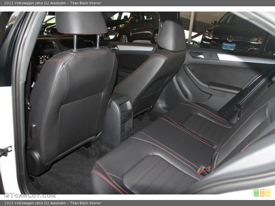 Titan Black Interior Rear Seat for the 2013 Volkswagen Jetta GLI Autobahn #71350964