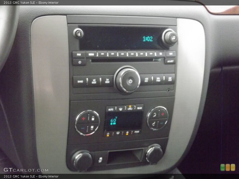 Ebony Interior Controls for the 2013 GMC Yukon SLE #71351591