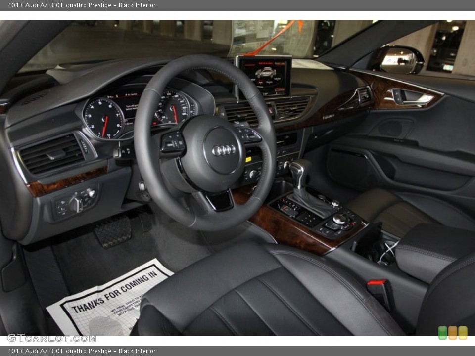 Black Interior Prime Interior for the 2013 Audi A7 3.0T quattro Prestige #71353382