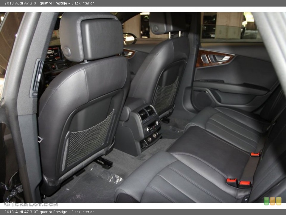 Black Interior Rear Seat for the 2013 Audi A7 3.0T quattro Prestige #71353400