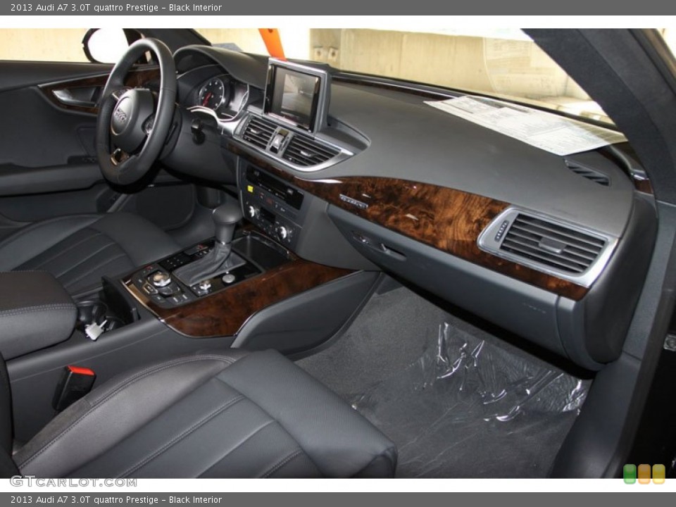 Black Interior Dashboard for the 2013 Audi A7 3.0T quattro Prestige #71353514