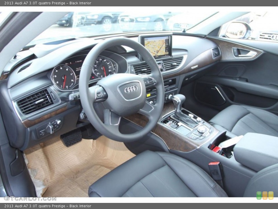 Black Interior Prime Interior for the 2013 Audi A7 3.0T quattro Prestige #71353628