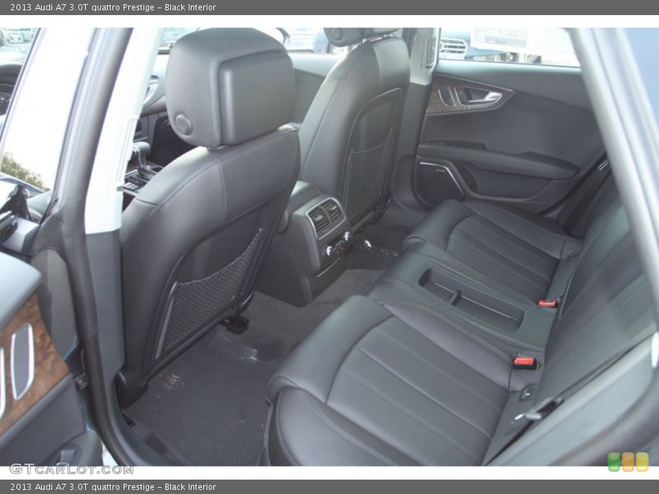 Black Interior Rear Seat for the 2013 Audi A7 3.0T quattro Prestige #71353655