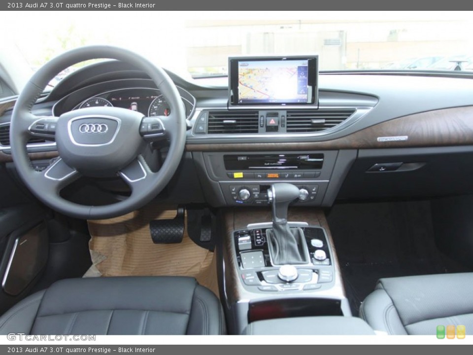 Black Interior Dashboard for the 2013 Audi A7 3.0T quattro Prestige #71353661