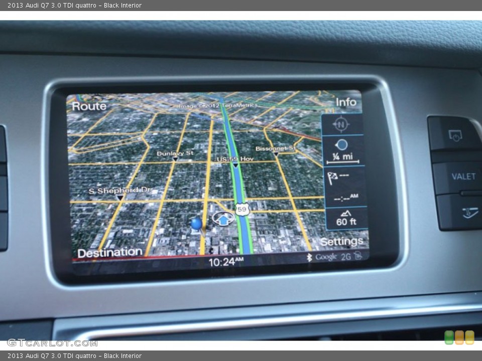 Black Interior Navigation for the 2013 Audi Q7 3.0 TDI quattro #71354528