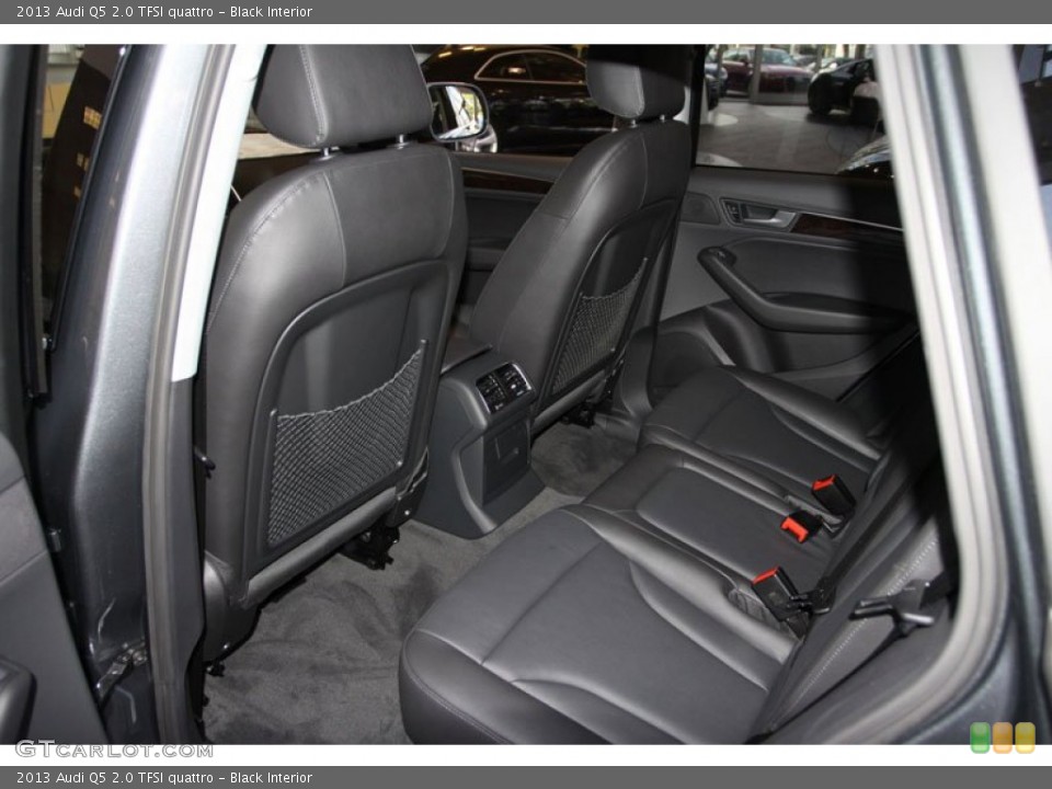 Black Interior Rear Seat for the 2013 Audi Q5 2.0 TFSI quattro #71355452