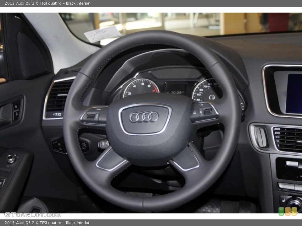 Black Interior Steering Wheel for the 2013 Audi Q5 2.0 TFSI quattro #71355488