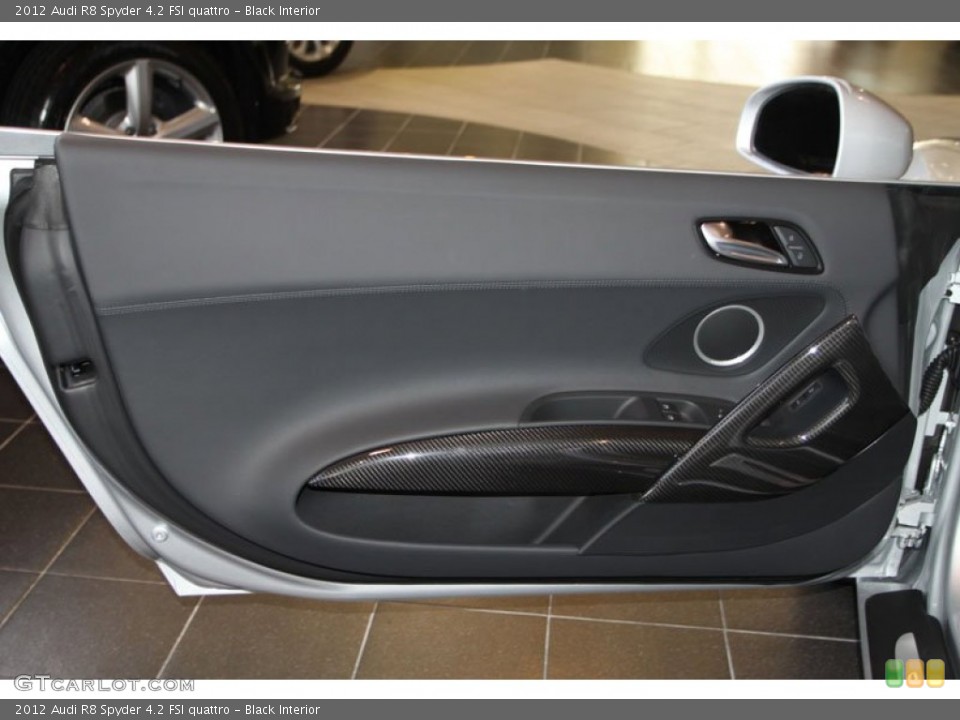 Black Interior Door Panel for the 2012 Audi R8 Spyder 4.2 FSI quattro #71355695