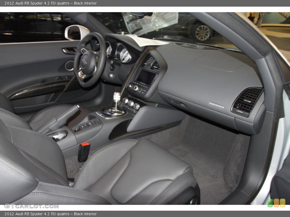Black Interior Dashboard for the 2012 Audi R8 Spyder 4.2 FSI quattro #71355764