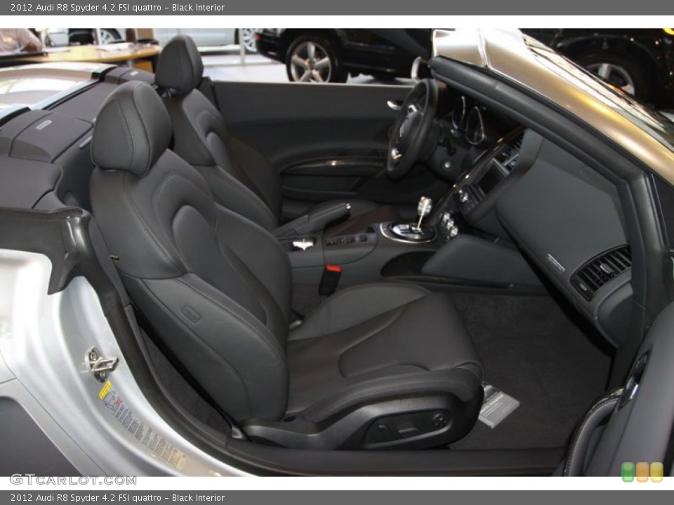 Black Interior Photo for the 2012 Audi R8 Spyder 4.2 FSI quattro #71355770